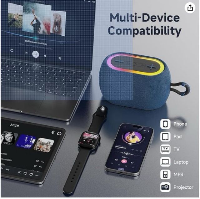 Altavoz Bluetooth Tisco 20W Azul