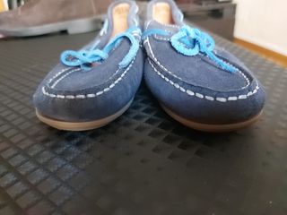 Mocasines niño azul talla 34