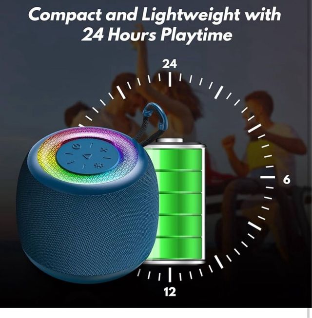 Altavoz Bluetooth Tisco RGB portátil