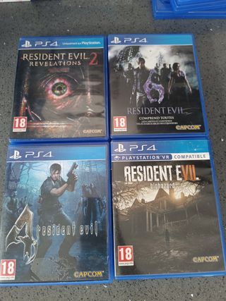 4 Juegos PS4 - Resident Evil