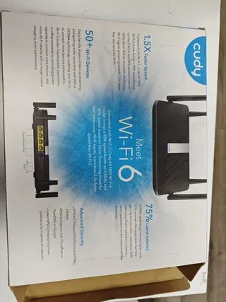 Cudy X6-AX1800 Router Dual Band Smart Wi-Fi 6#5005