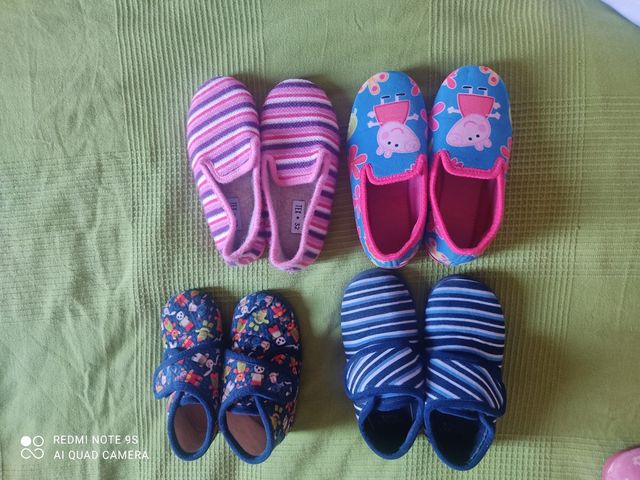 Zapatillas casa niños - 4 pares