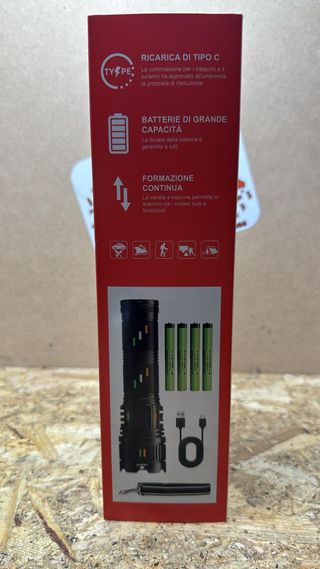 Torcia Tattica Ricaricabile LED