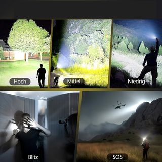 Torcia Tattica Ricaricabile LED