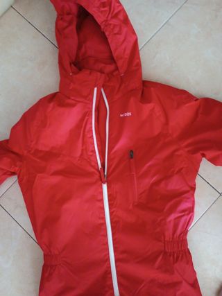 Mono nieve rojo niña