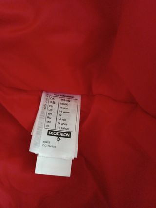 Mono nieve rojo niña