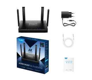 Cudy WR3000 Router Wifi 6 Gigabit Ethernet #701076