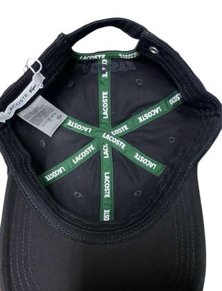 Gorra Lacoste negra