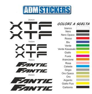Adesivi Fantic XTF - Kit