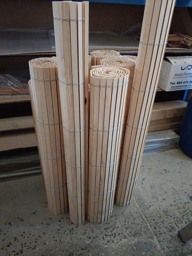 Persianas alicantinas de madera
(Nuevas a medida)