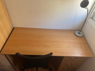 Escritorio madera 3 cajones