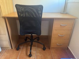 Escritorio madera 3 cajones