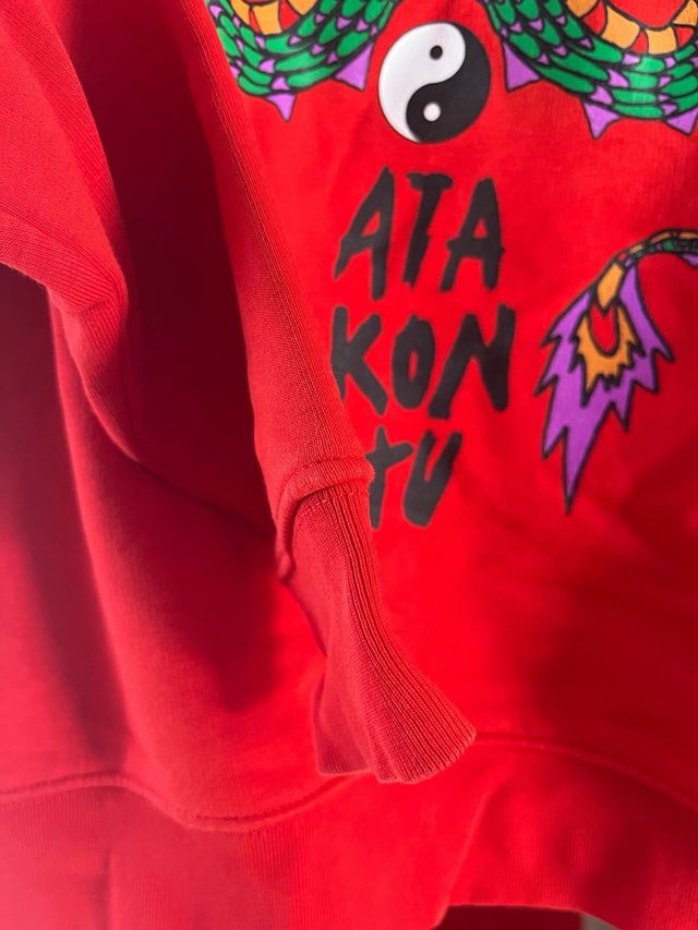 Sudadera Atakontu dragón roja