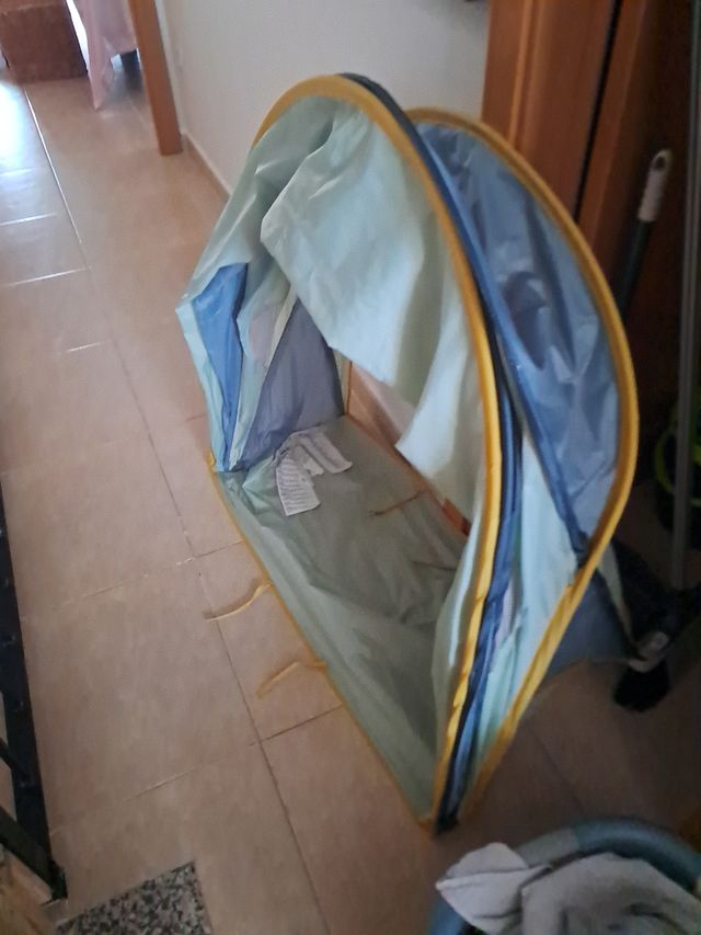 Cabaña infantil 80-95cm - Verde azul