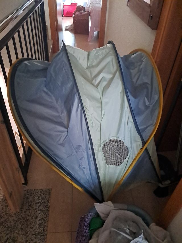 Cabaña infantil 80-95cm - Verde azul