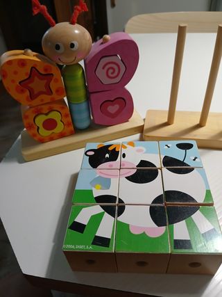 Juguetes madera educativos: Mariposa & i granja 