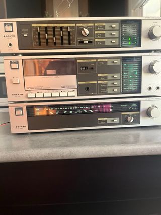 Equipo música SANYO vintage