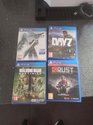 4 Juegos PS4 (PlayStation 4) 25 cada uno