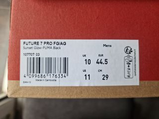 Botas fútbol PUMA Ultra Talla 44.5