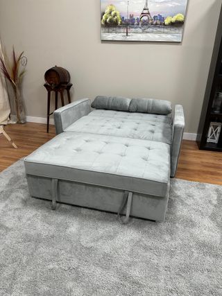 Sofá cama 2 plazas - Gris