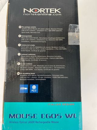 Ratón inalámbrico Nortek Egos WL