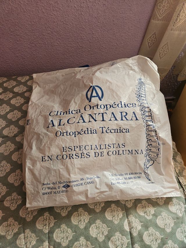 Faja lumbar ortopédica