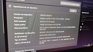 Ordenador sobremesa 8 Gb Ram 1 Tb memoria 