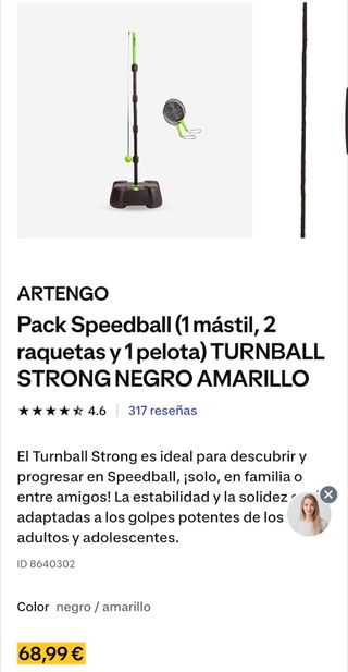ARTENGO Turnball Strong Speedball