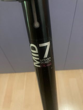 Patinete Oxelo plegable, negro