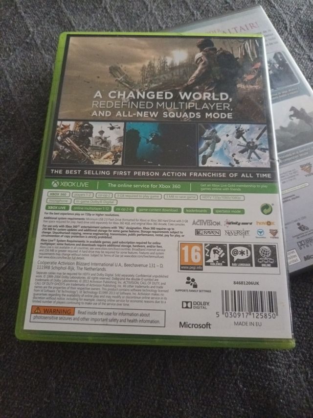 2 Juegos Xbox 360: Assassin's Creed & Call of Duty