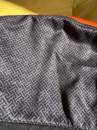 Chaqueta deportiva Legea de niño negra-naranja