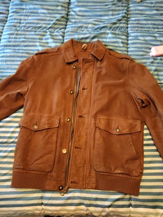 Cazadora Timberland de piel autentica