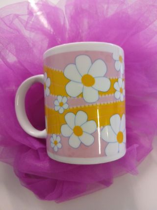 Tazza Tweety - Porcellana rosa e gialla