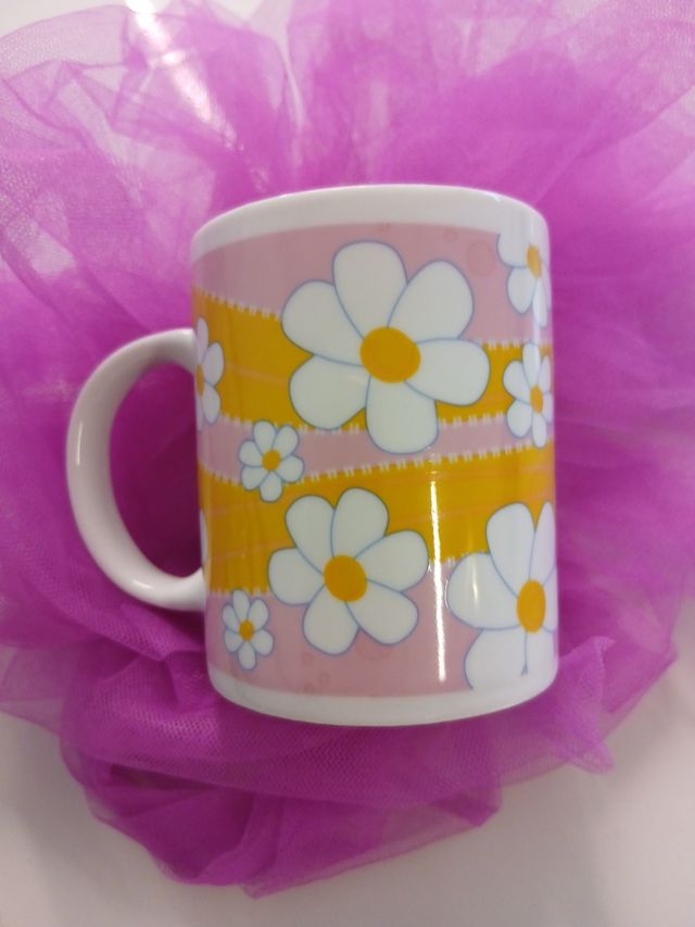 Tazza Tweety - Porcellana rosa e gialla