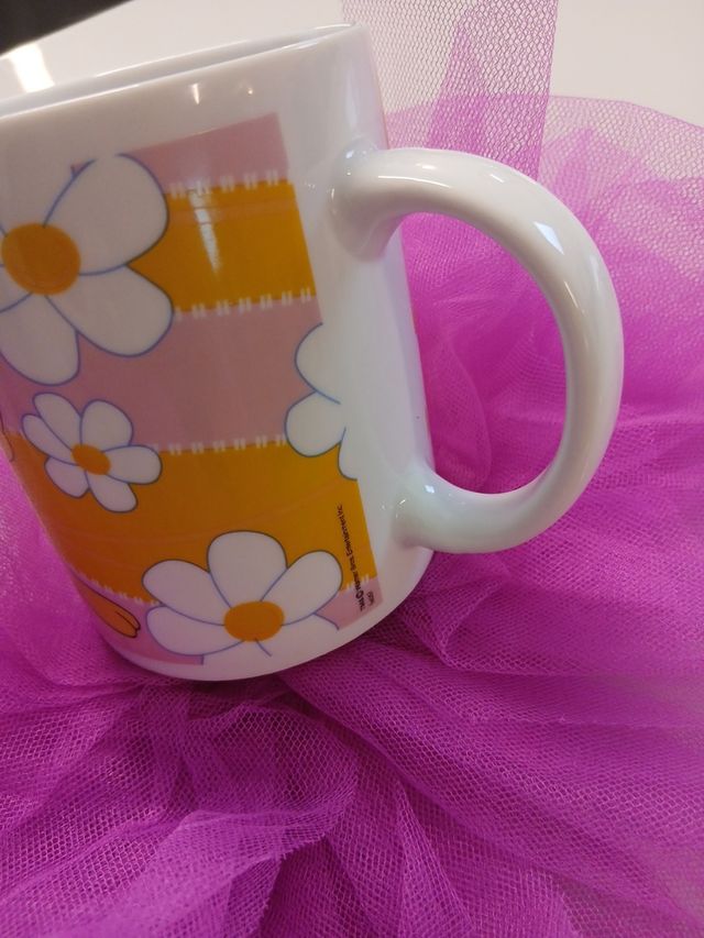 Tazza Tweety - Porcellana rosa e gialla