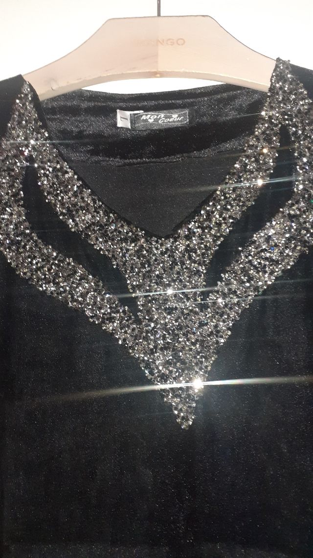 Vestido terciopelo negro ✨