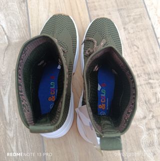 Zapatillas Bota fun&basics - Verde Oliva