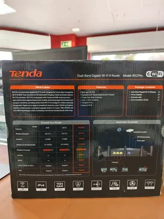 Router Tenda WiFi 6 AX1500 RX2 Pro