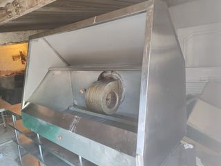 Campana extractora acero inoxidable restaurante