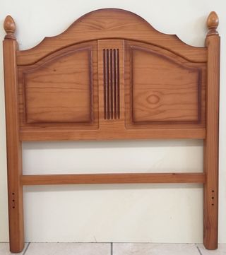 Cabecero cama madera maciza