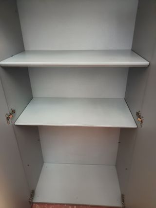Armario oficina gris - 2 puertas