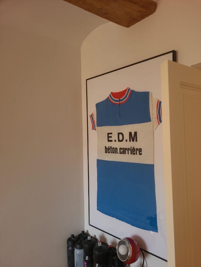 Cuadro Maillot ciclismo vintage