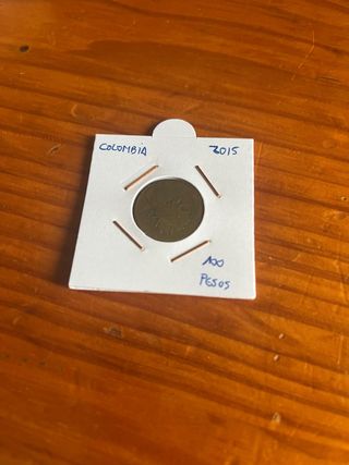 Moneda 100 pesos Colombia 2015