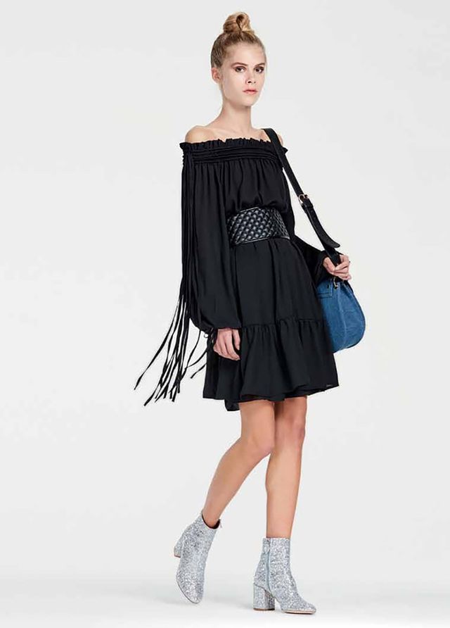 DENNY ROSE abito variante ROSA + Sottogonna