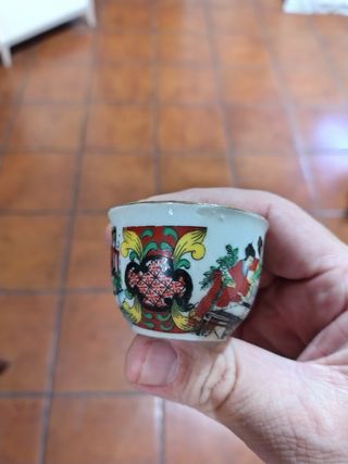 Set da tè cinese: teiera + 4 tazzine + vassoio