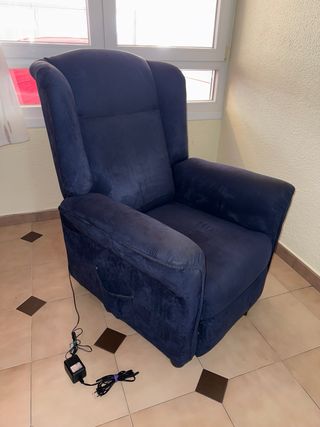 ¡URGE! Sillón Relax Azul - Reclinable