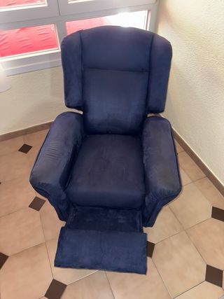 ¡URGE! Sillón Relax Azul - Reclinable