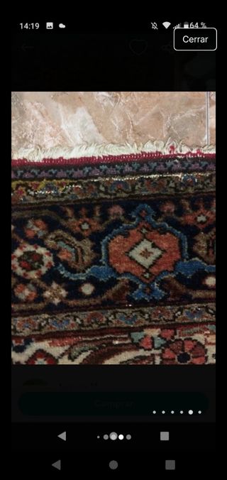 Alfombra persa antigua