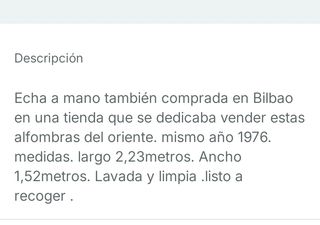 Alfombra persa antigua