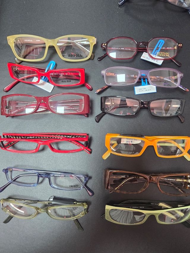 12 Gafas graduación acetato